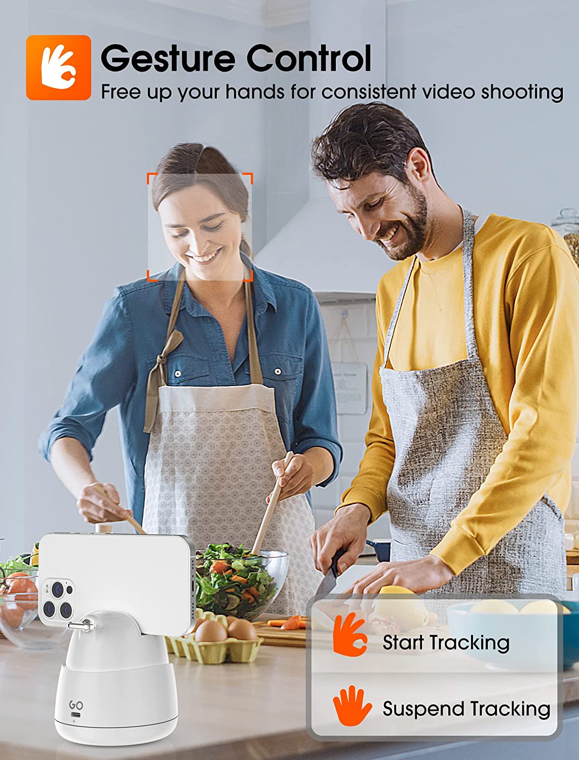 (Refurbished) Hohem GO - Auto Face Tracking Selfie Stand