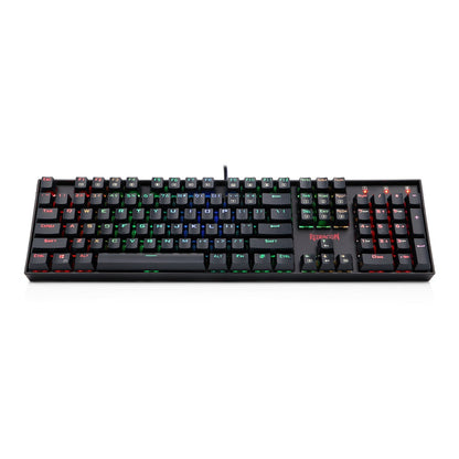(Refurbished) Redragon Mitra K551 - 104 Wired Mechanical Keyboard RGB Black (Blue Switch)