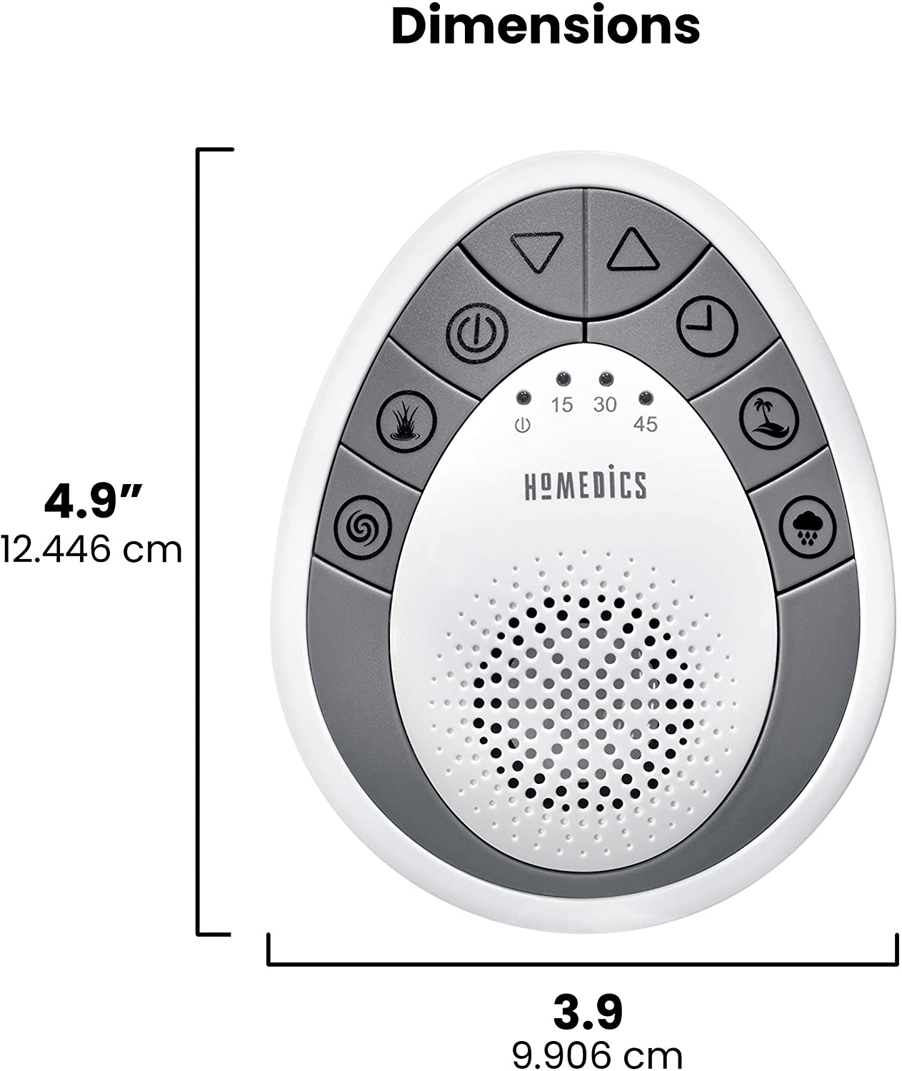 HoMedics SS1200 - Mini Sound SPA Machine