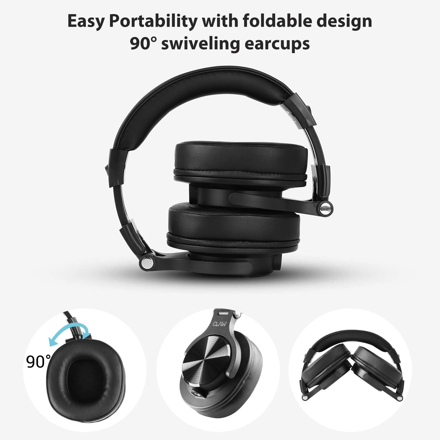 CLAW SM50 - Studio Monitoring Wired Headphone (Black) (Use Code ORIGIN10 to Get 10% DIscount)