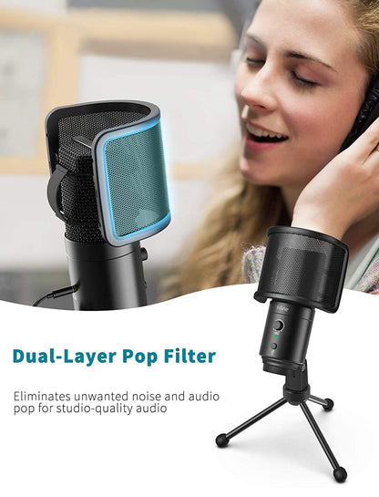 FIFINE K683A - USB Desktop Microphone (With Tripod Stand)