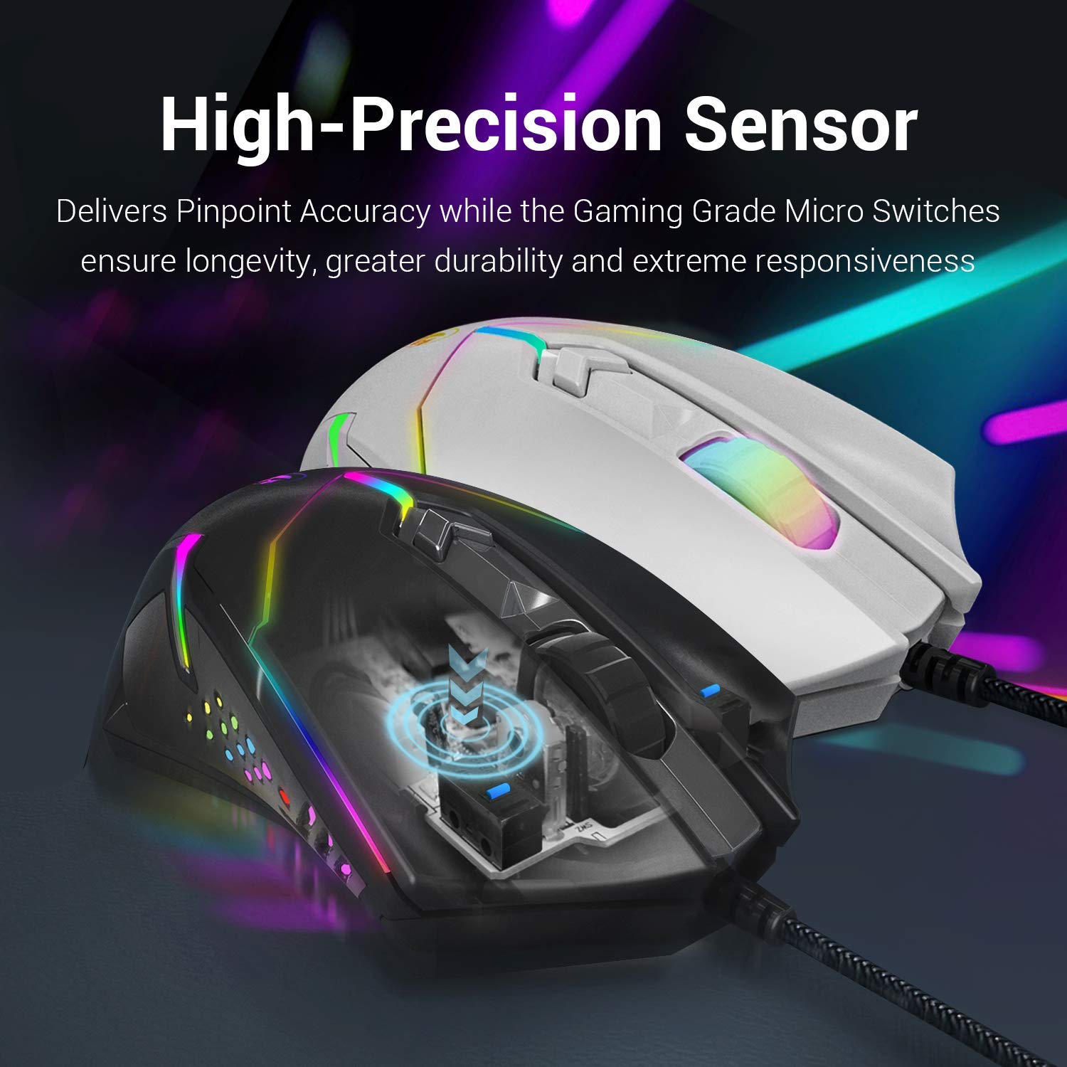 Redragon Centrophorus M601 - RGB Wired Mouse