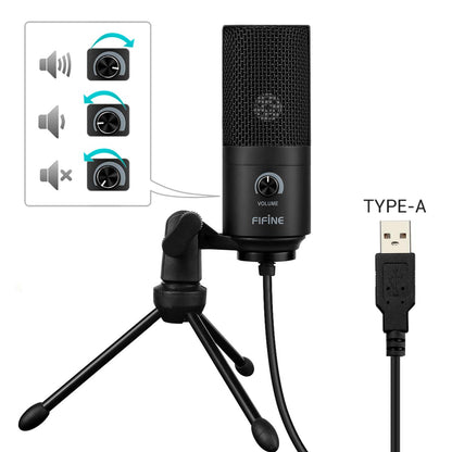FIFINE K669B - USB Microphone Condenser