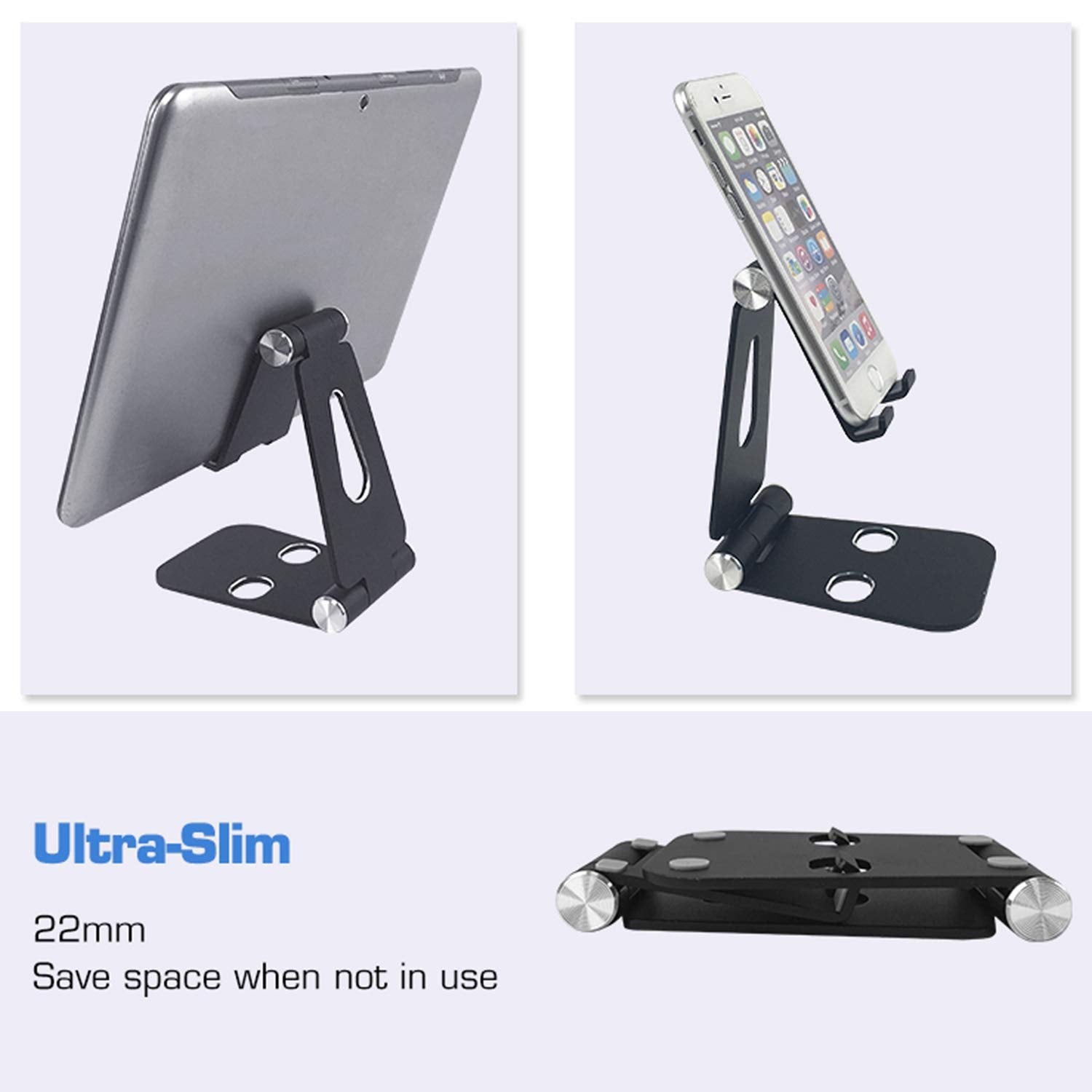 CLAW Portable Mobile and Tablet Stand (Black)
