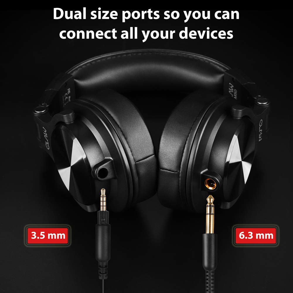 CLAW SM50 - Studio Monitoring Wired Headphone (Black) (Use Code ORIGIN10 to Get 10% DIscount)
