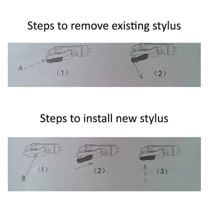 CLAW Replacement Stylus for Turntable (Pack of 2)