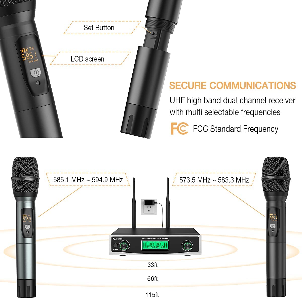 FIFINE K040 - Wireless Handheld Microphone System