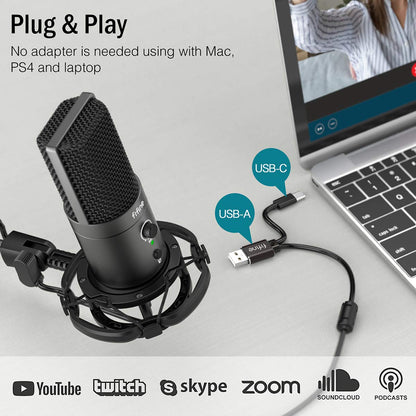 (Refurbished) Fifine T683 - USB Microphone Kit