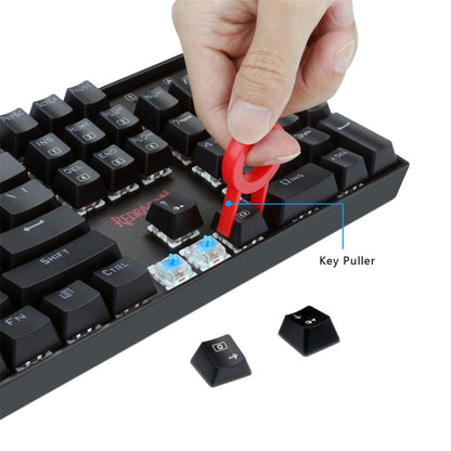 (Refurbished) Redragon Mitra K551 - 104 Wired Mechanical Keyboard RGB Black (Blue Switch)