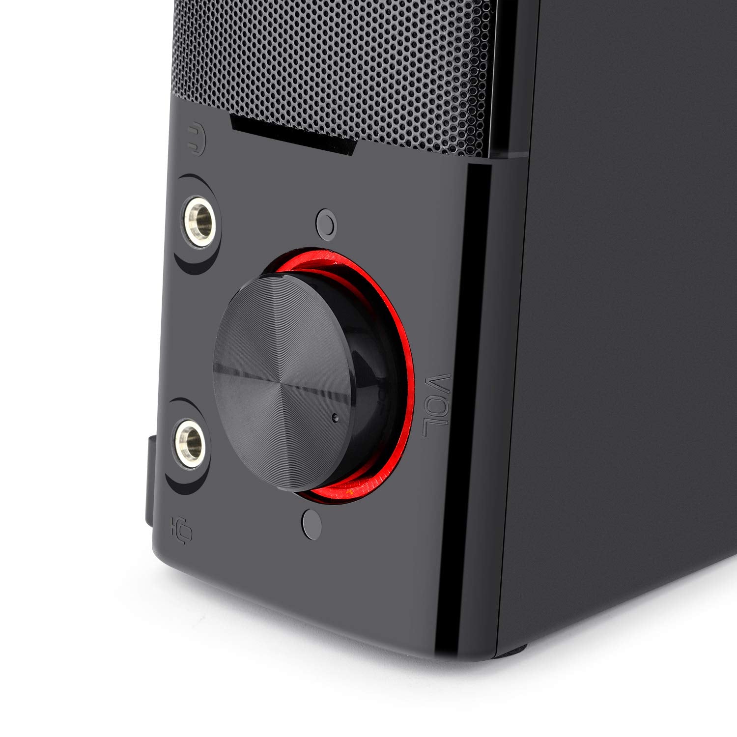 Redragon GS550 - 2.0 Channel Stereo Wired Desktop Computer Soundbar with Compact Size and red Backlight