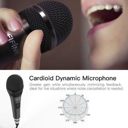 (Refurbished) Fifine K6 Wired Handheld Microphone