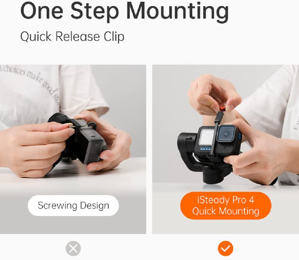 Hohem iSteady Pro 4 - Handheld Gimbal for Action Camera