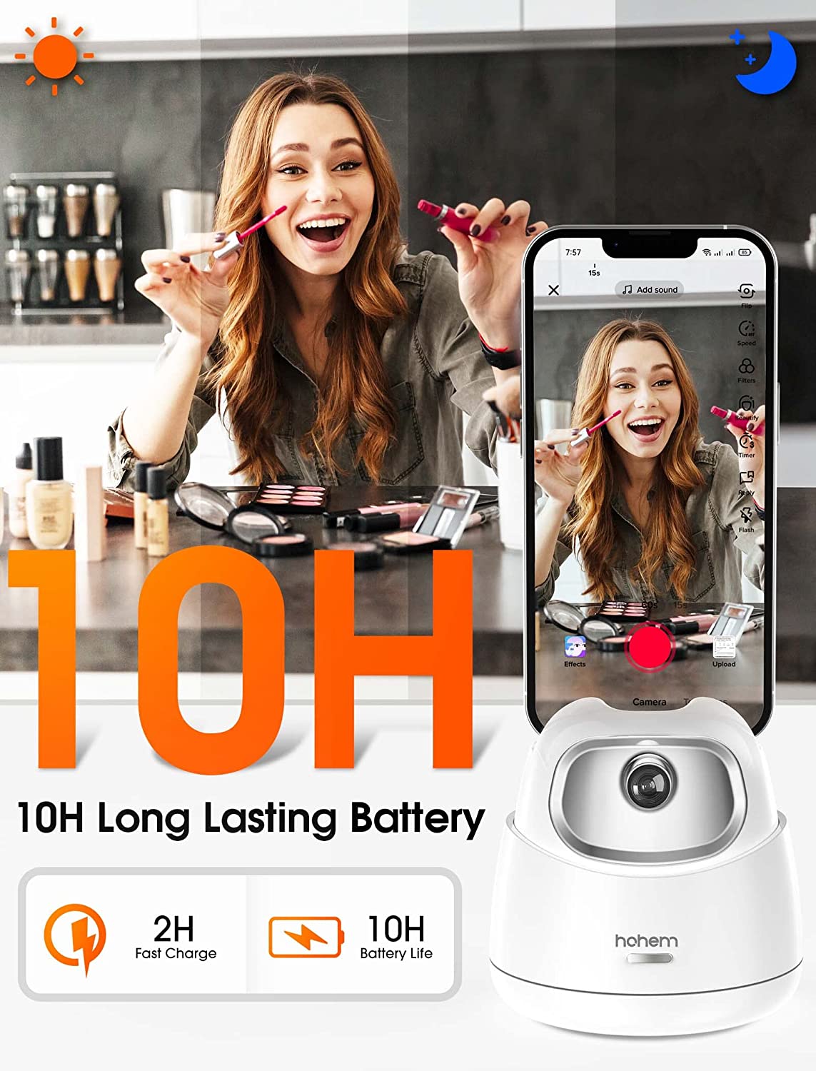 (Refurbished) Hohem GO - Auto Face Tracking Selfie Stand