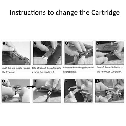 CLAW Replacement Cartridge with Stylus for Turntable