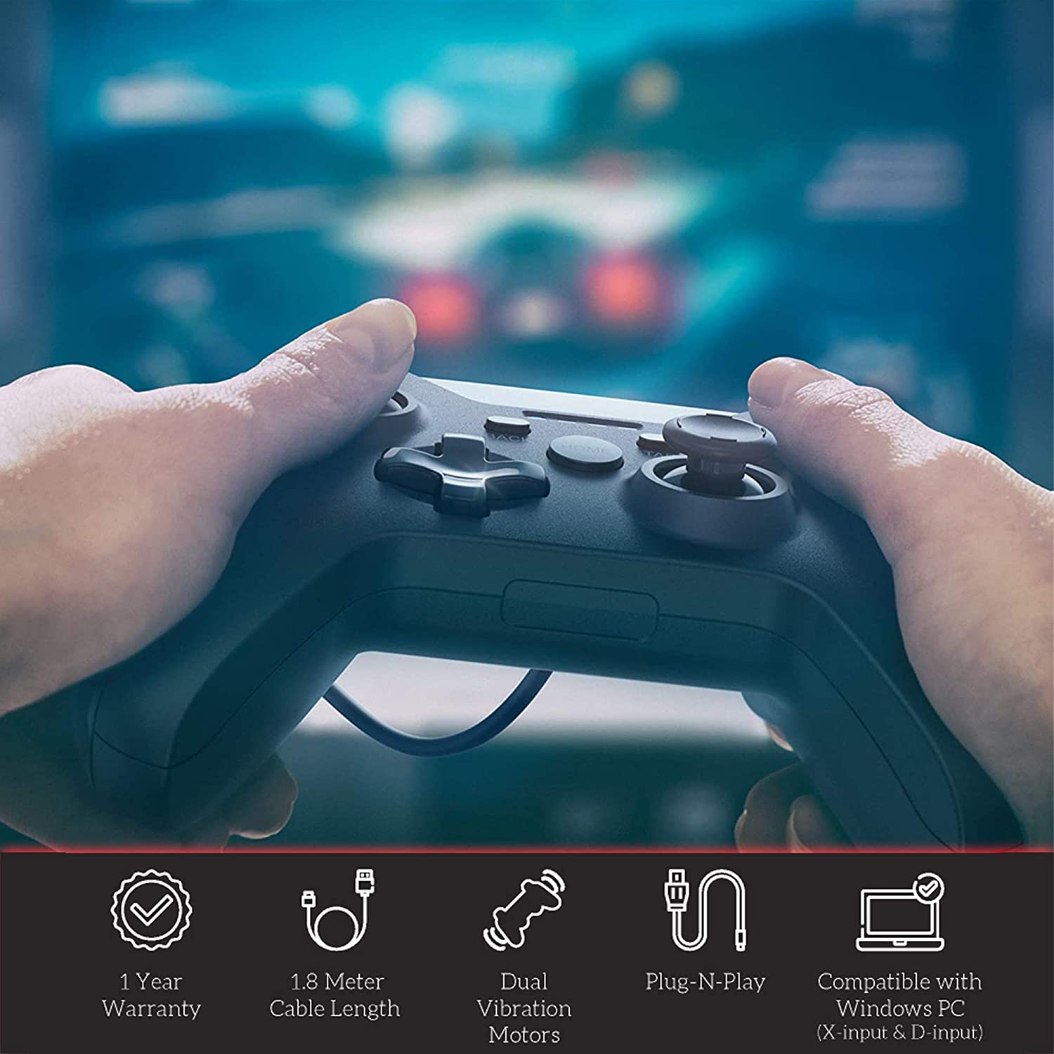 Refurbished CLAW Shoot Wired Gamepad for PC only