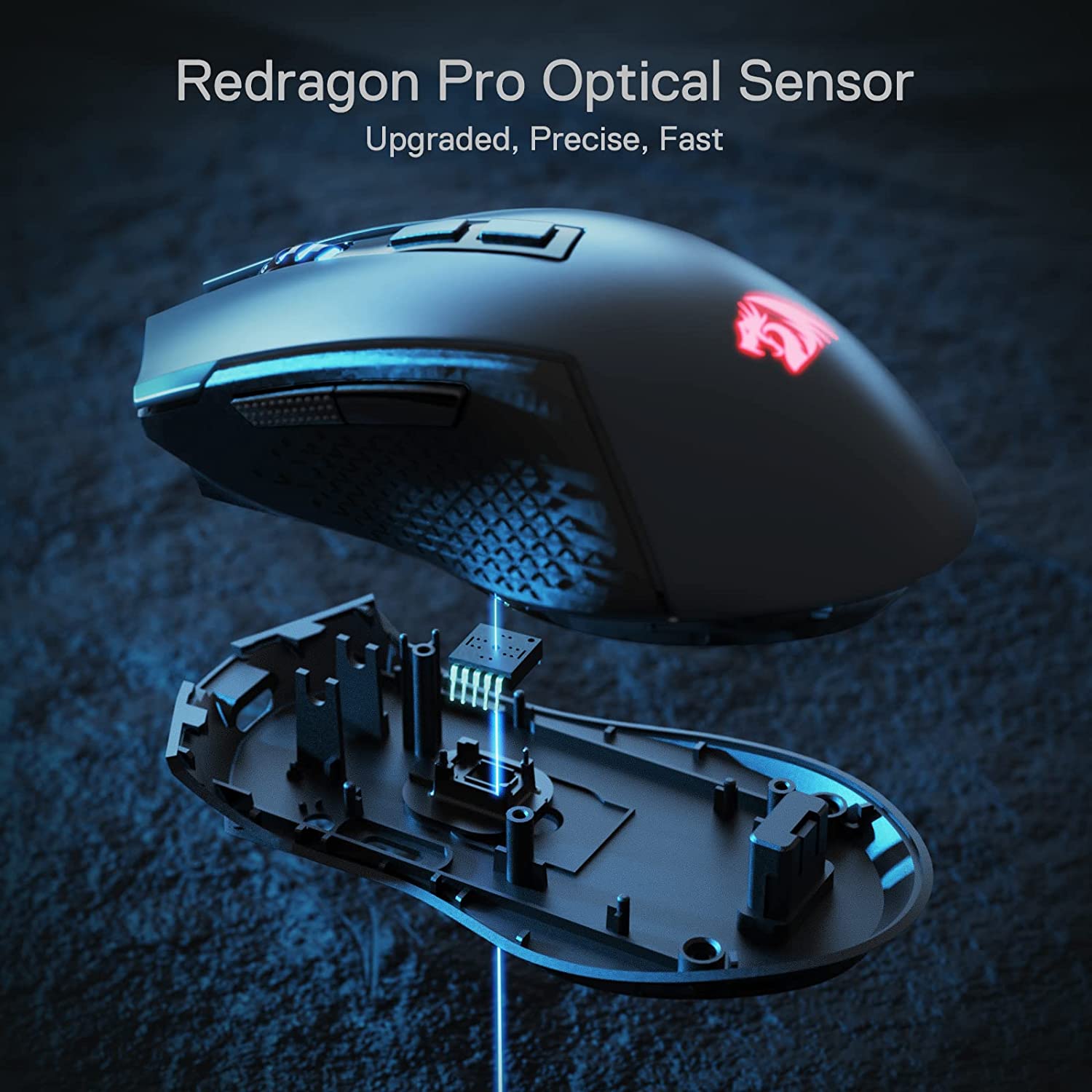 (Refurbished) Redragon Trident Pro M693 (Wired, Wireless and Bluetooth) RGB