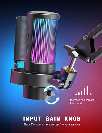 Fifine Ampligame A8 - USB Gaming Microphone