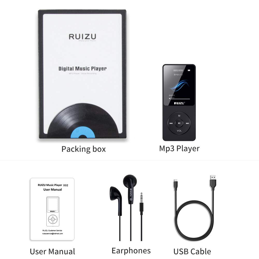 Ruizu X02 - 8GB Music Player