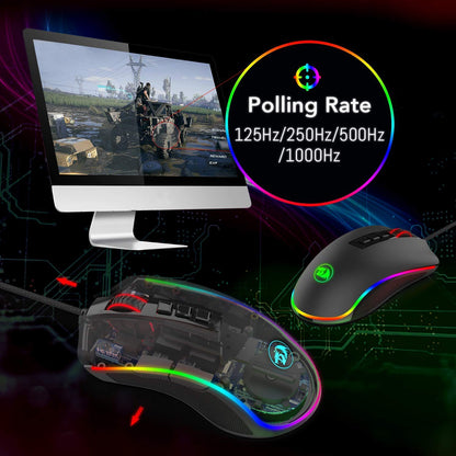 Redragon Cobra M711 - RGB Wired Mouse (Black)