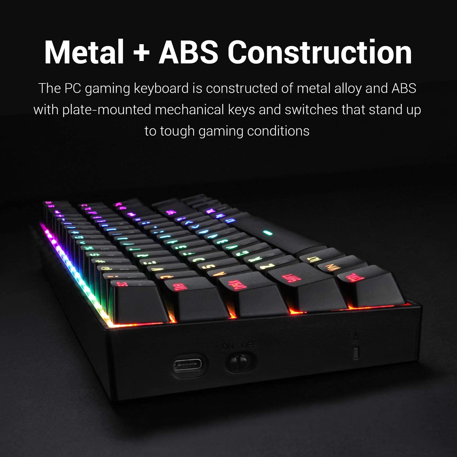 Redragon Deimos K599 - TKL 2.4Ghz+Wired RGB Mechanical Keyboard (Red Switch)