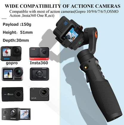 Hohem iSteady Pro 4 - Handheld Gimbal for Action Camera