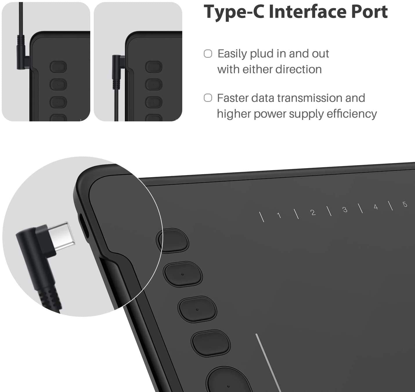 Huion Inspiroy H1161 - Wired Digital Graphic Tablet