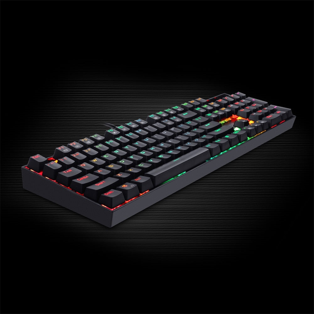 (Refurbished) Redragon Mitra K551 - 104 Wired Mechanical Keyboard RGB Black (Blue Switch)