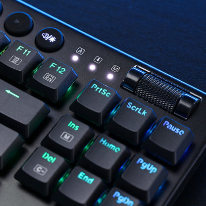 Redragon Horus K621 PRO TKL Wired+2.4Ghz+BT Mechanical Keyboard Black (Red Switch)