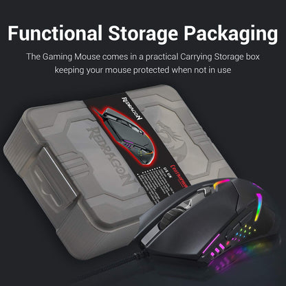Redragon Centrophorus M601 - RGB Wired Mouse