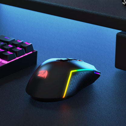 (Refurbished) Redragon Trident Pro M693 (Wired, Wireless and Bluetooth) RGB