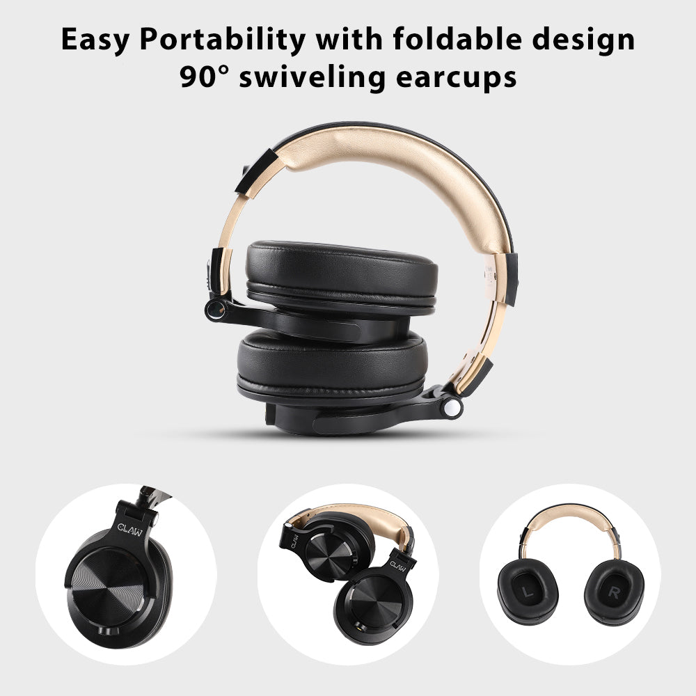 CLAW SM50 - Studio Monitoring Wired Headphone (Gold) (Use Code ORIGIN10 to Get 10% DIscount)