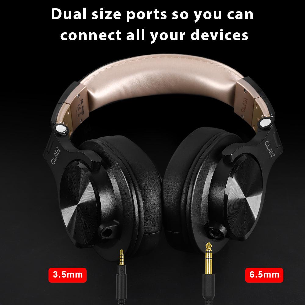 CLAW SM50 - Studio Monitoring Wired Headphone (Gold) (Use Code ORIGIN10 to Get 10% DIscount)