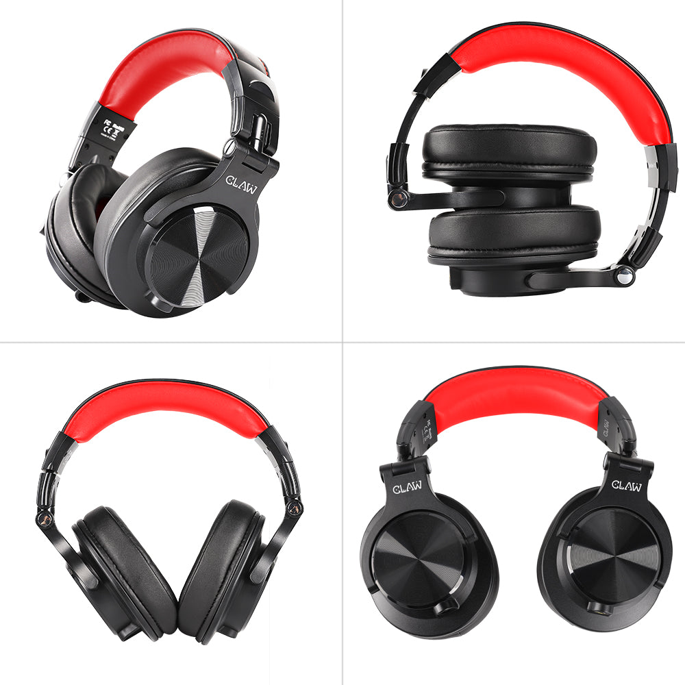 Refurbished CLAW SM50 - Studio Monitoring Wired Headphone (Red)