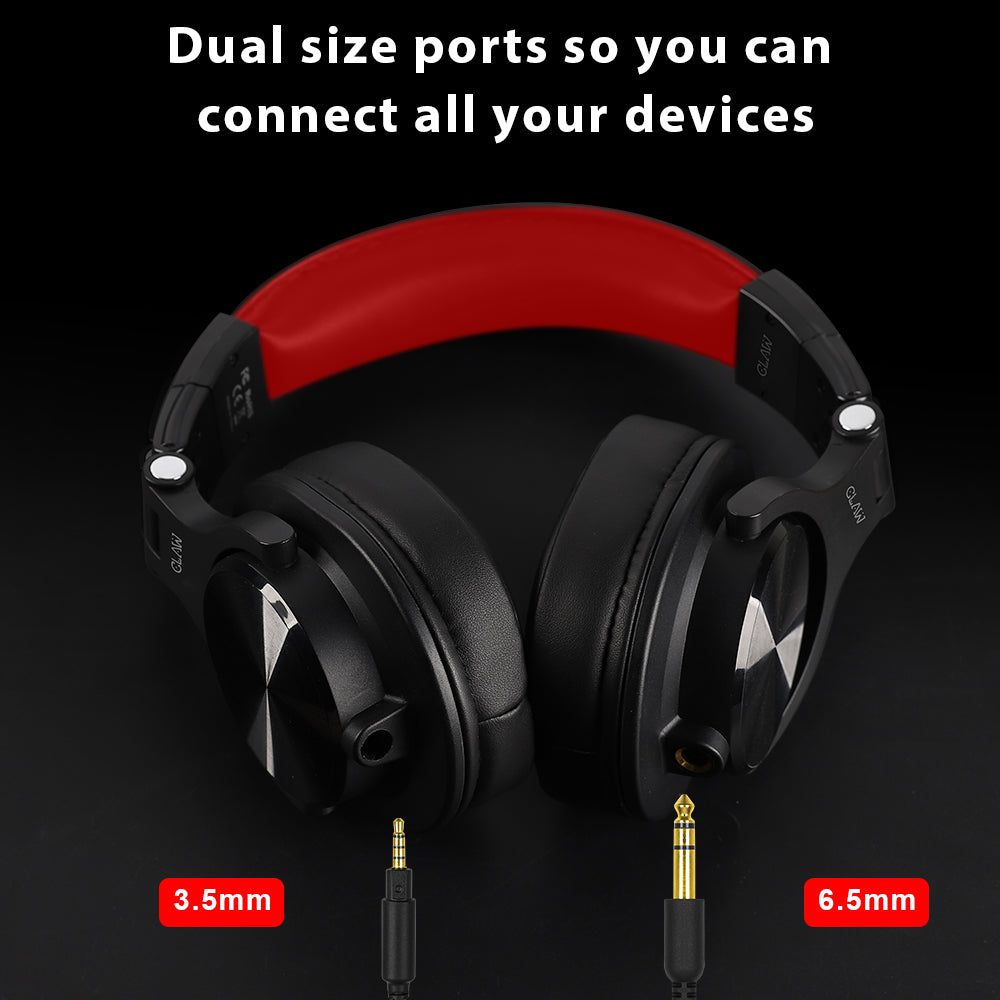 Refurbished CLAW SM50 - Studio Monitoring Wired Headphone (Red)