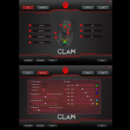 CLAW Dawon Wired Gaming Mouse