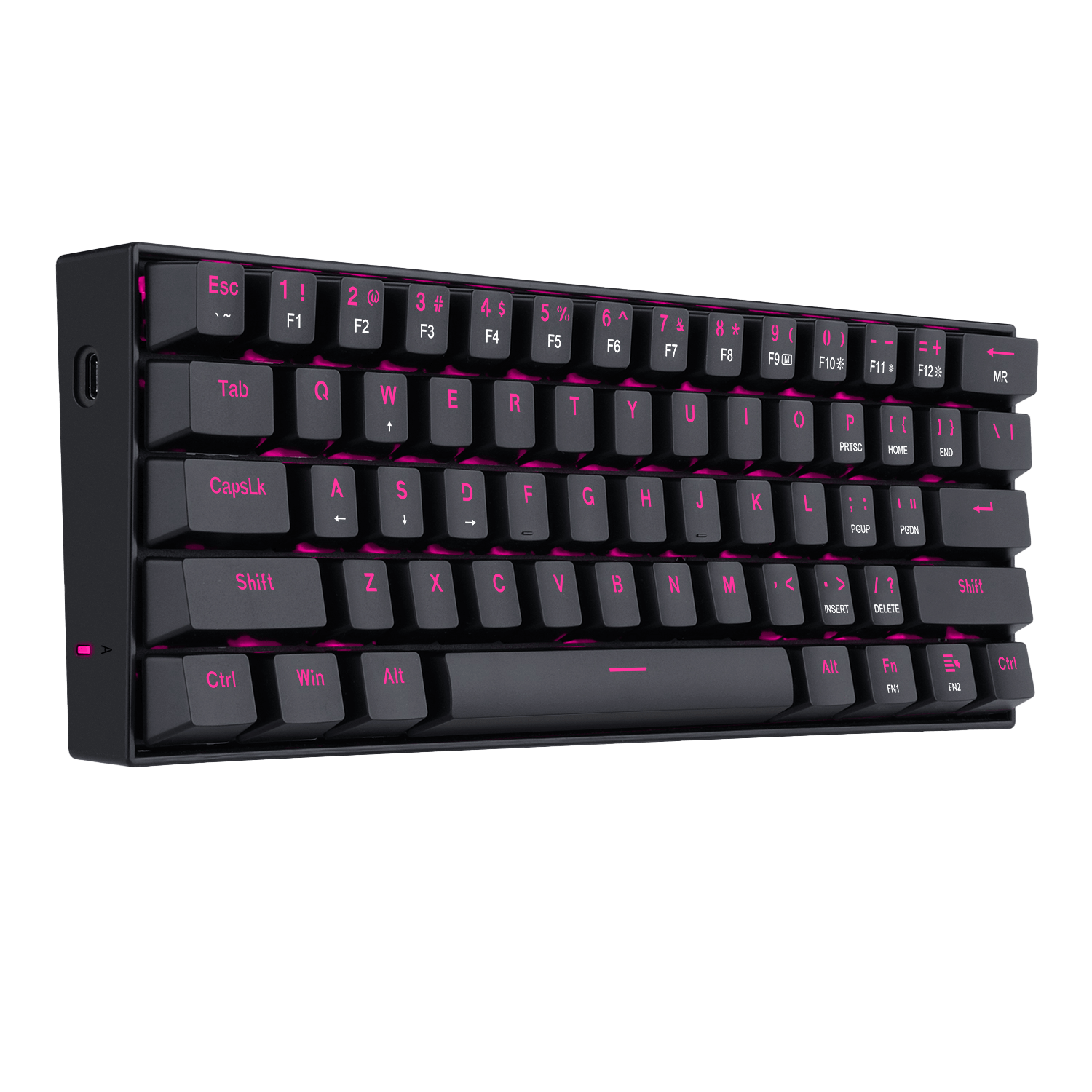 Redragon Dragon Born K630 - 60% Wired Mechanical Keyboard Pink LED (Brown Switch)