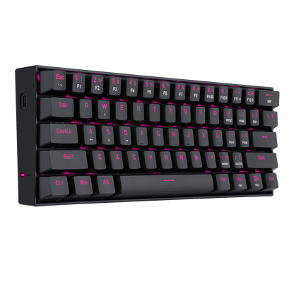 Redragon Dragon Born K630 - 60% Wired Mechanical Keyboard Pink LED (Brown Switch)