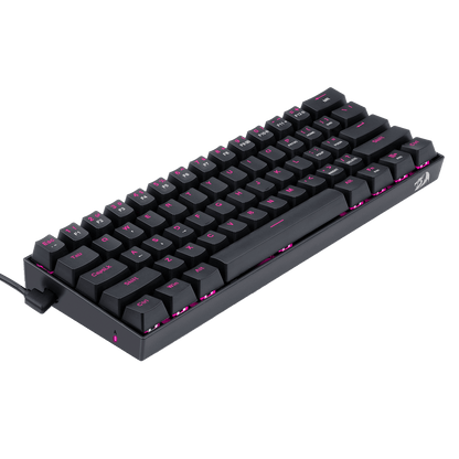 Redragon Dragon Born K630 - 60% Wired Mechanical Keyboard Pink LED (Brown Switch)
