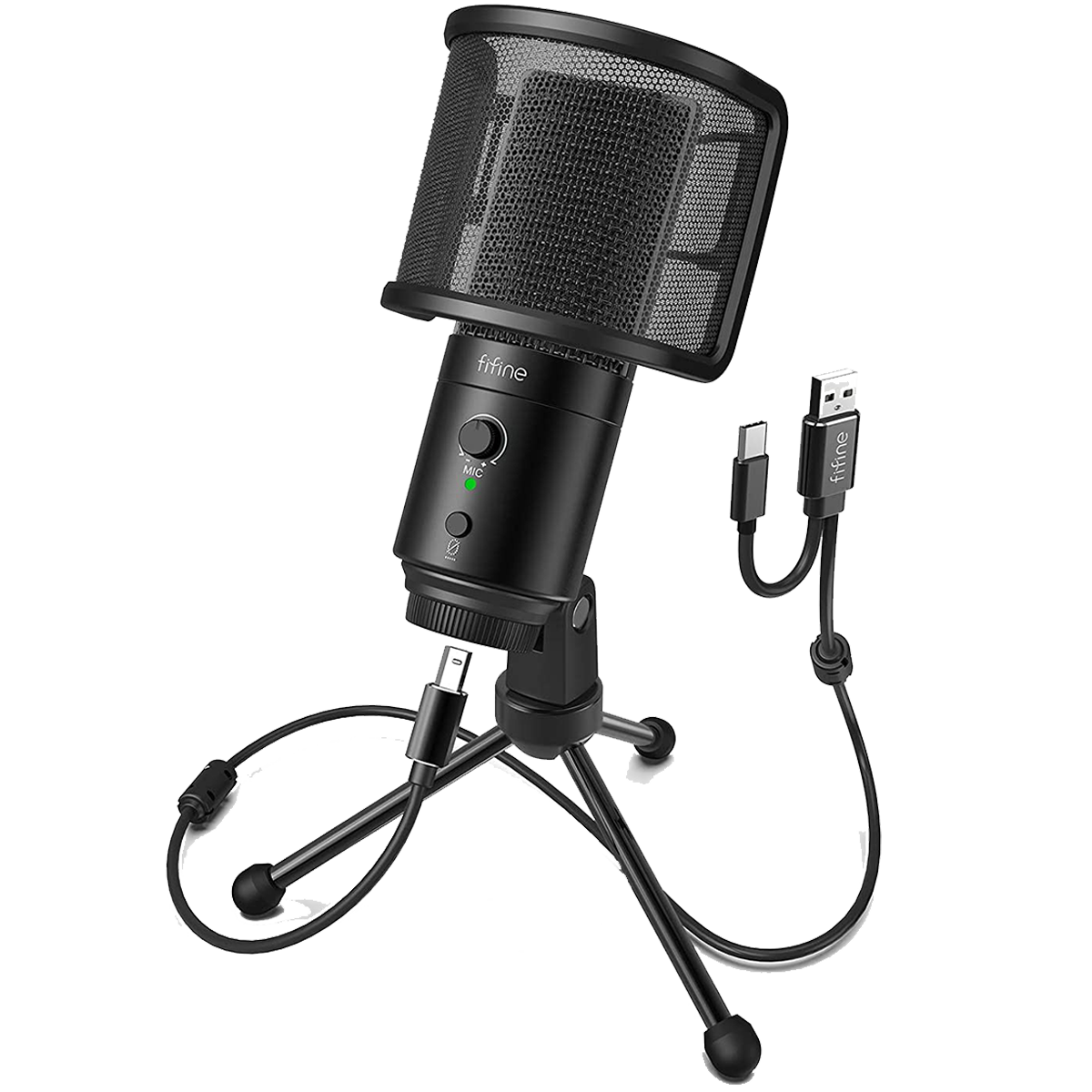 FIFINE K683A - USB Desktop Microphone (With Tripod Stand)