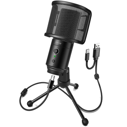 FIFINE K683A - USB Desktop Microphone (With Tripod Stand)