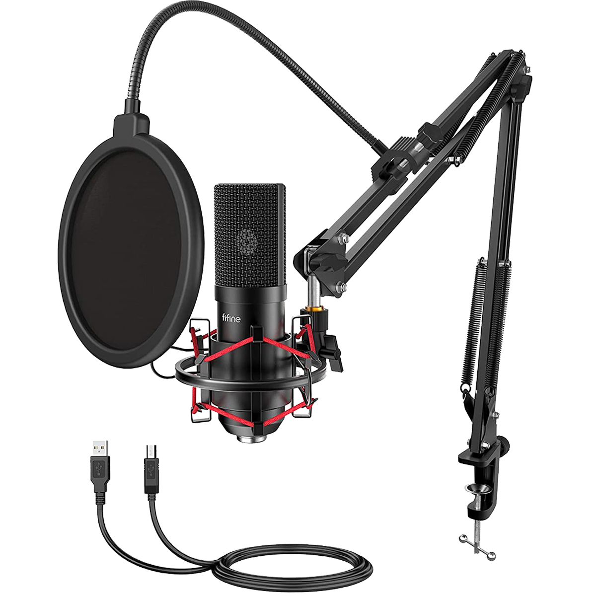 (Refurbished) Fifine T732 - USB Microphone Kit