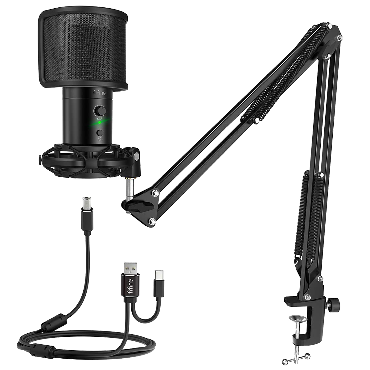 (Refurbished) Fifine T683 - USB Microphone Kit