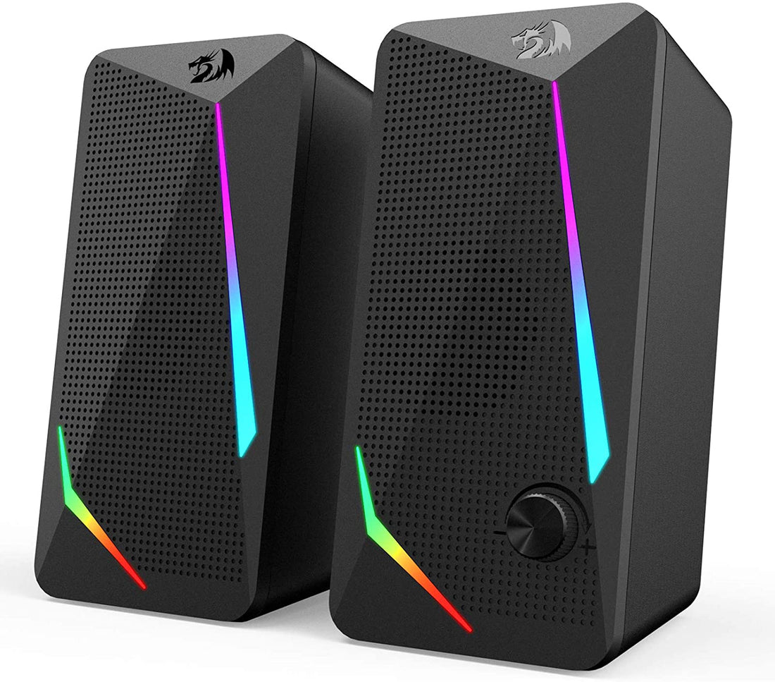 (Refurbished) Redragon Waltz GS510 - RGB 2.0 Channel Gaming Wired Desktop Speakers