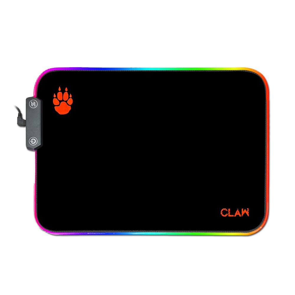 Refurbished CLAW Slide Wired Gaming RGB Mousepad (Large)