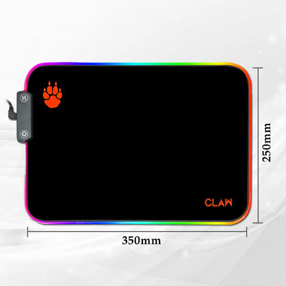Refurbished CLAW Slide Wired Gaming RGB Mousepad (Large)