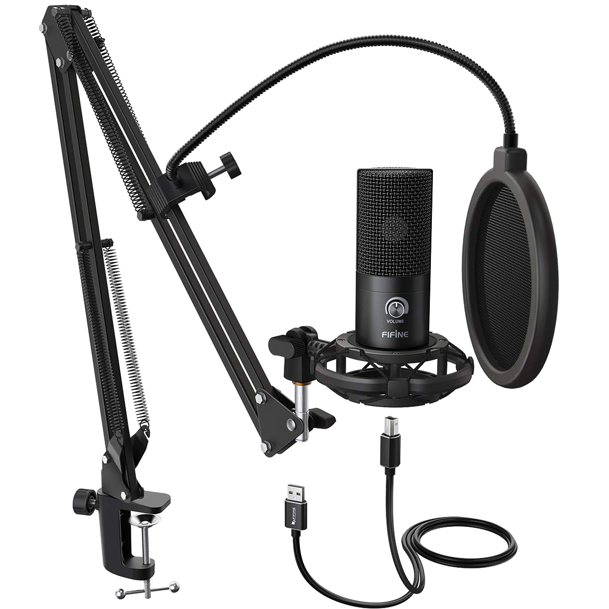 (Refurbished) Fifine T669 - USB Microphone Condenser Kit