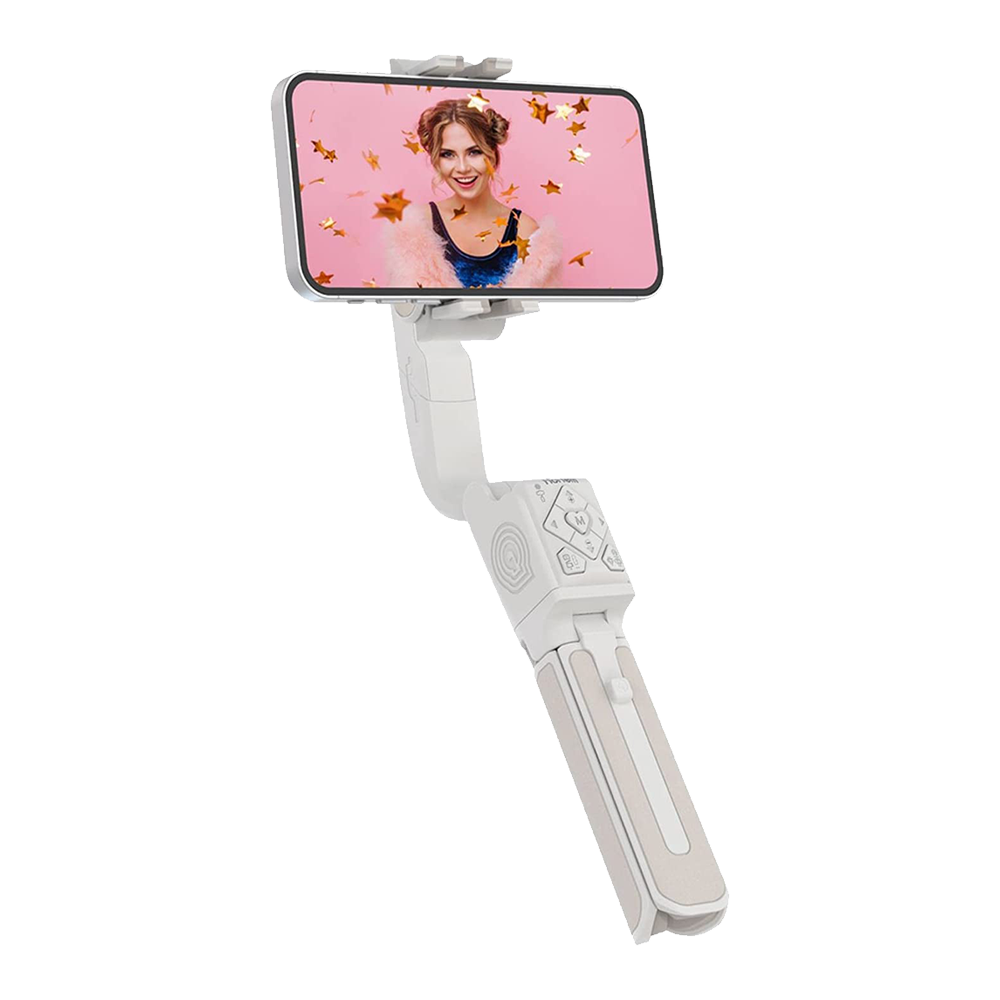 (Refurbished) Hohem iSteady Q - Extendable 4 in 1 Professional Selfie Stick (White)
