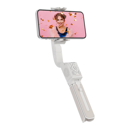 (Refurbished) Hohem iSteady Q - Extendable 4 in 1 Professional Selfie Stick (White)