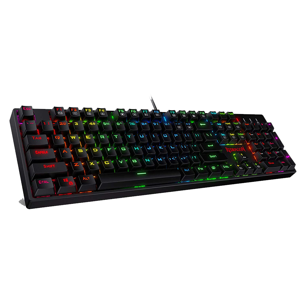 (Refurbished) Redragon Surara K582 - 104 Keys Wired Mechanical Keyboard RGB (Brown Switch)